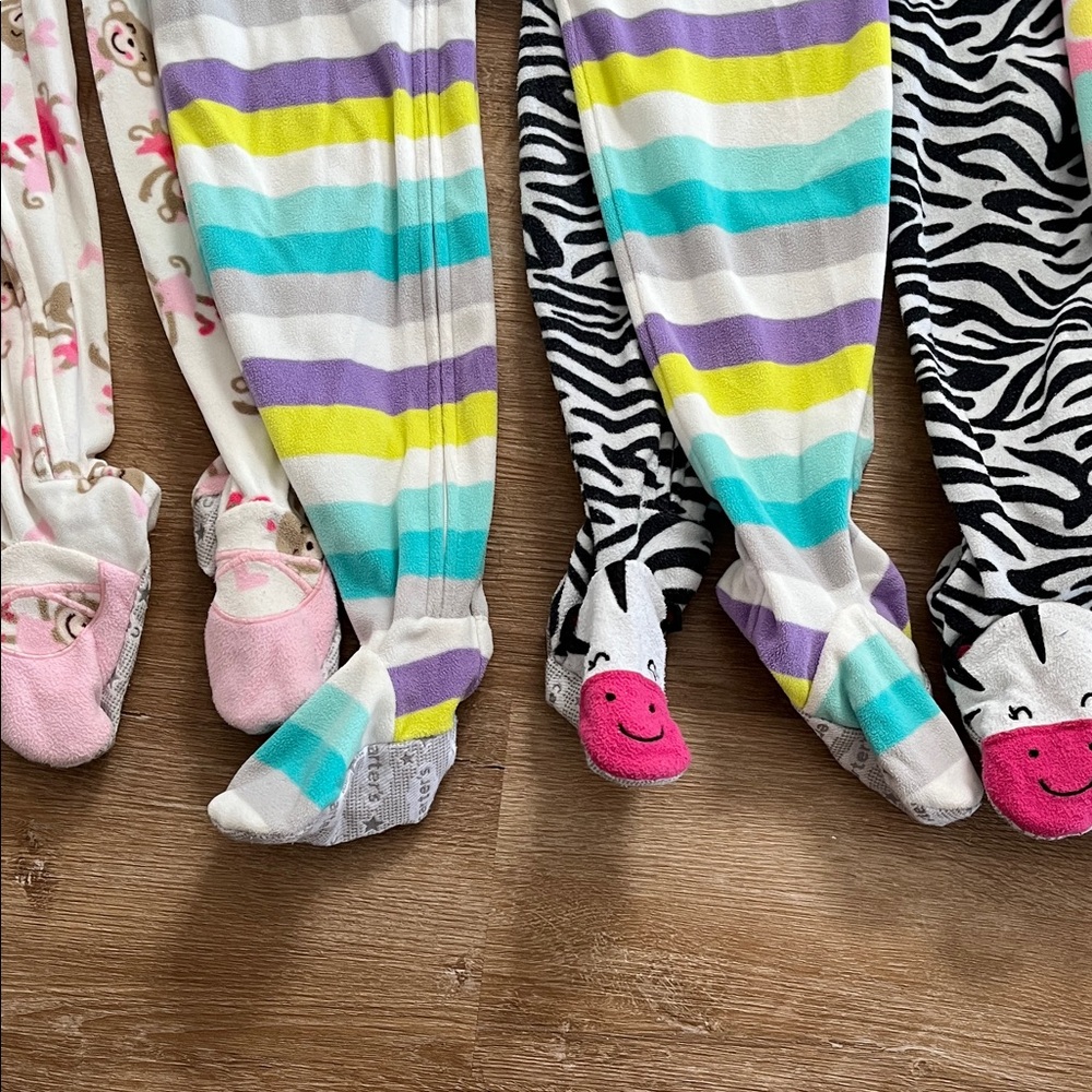 Carter’s Kids One Piece Pajama Lot - Picture 8 of 10